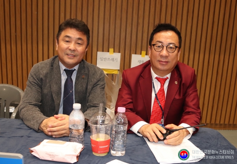 기사 2026.09.12.(토) 1-7-1 사진 7-1_김정록 수석 주필_제377회 경기도 생활체육대축전 2026 가평_태권도 경기 경기도태권도협회 임원진 모습 .JPG